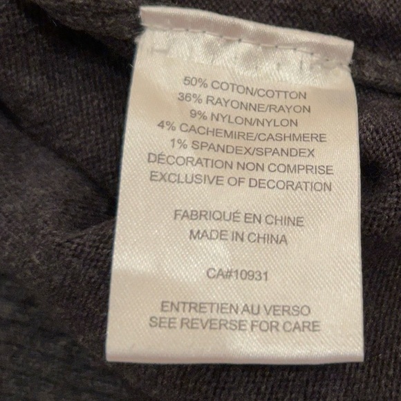 CHETTA B detailed front sweater knit dress charcoal grey beads - Picture 7 of 13